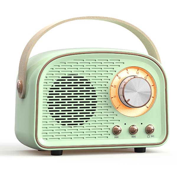 Retro Bluetooth-kaiutin, Langaton Vintage-kaiutin, Ulkokäyttöön