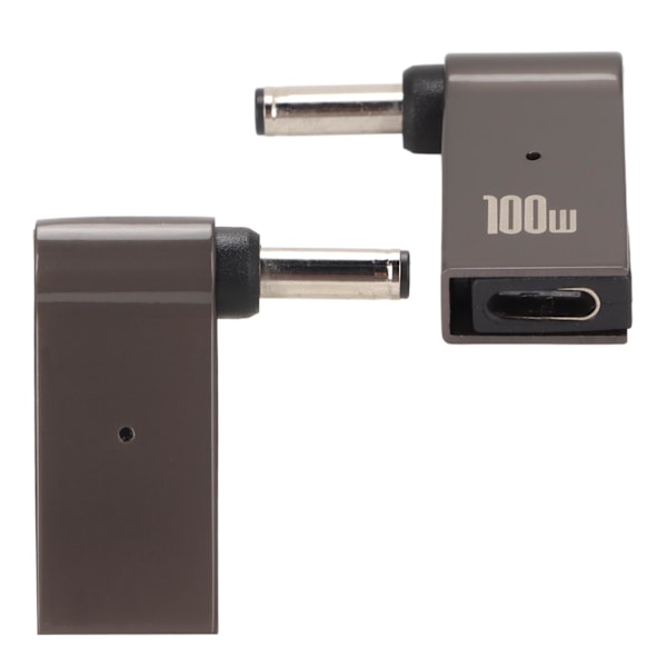 Laptopladdare Adapter Typ C Hona till DC Hane PD Flash Laddning Aluminiumlegering 100W Laddningsadapter 4x1,35mm