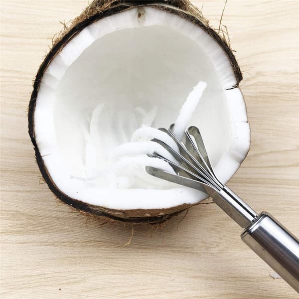Chef's Fryd: Bred Anvendelse Rustfrit Stål Frugtskrabere, Multifunktionelle Manuelle Kokosnødderivere