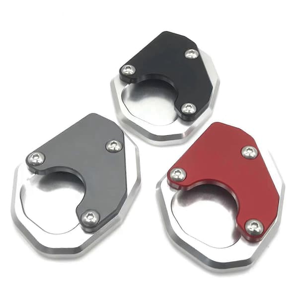 För Trident 660 2021 2022 Motorcykel Stödfot Sidostöd Förlängning Förstora Pad Stödplatta