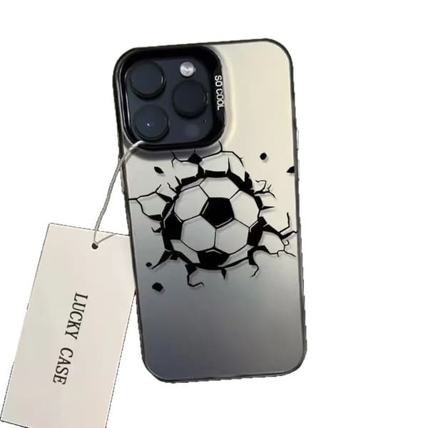 Unikt och kreativt mobilskal med exploderande fotbollsdesign för VM – iPhone 12 mini