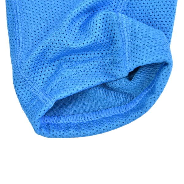 Fotboll Dubbla Lager Benskydd Ärm Fotboll Shin Protector Legging (M-Blå)
