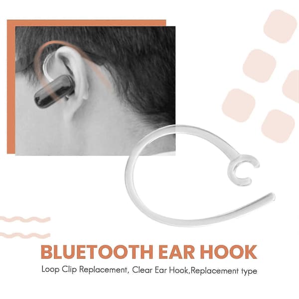 5x Universell Liten Klämma Bluetooth Öronkrok Ögla Ersättning Klar