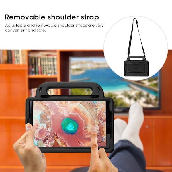 Tabletin suojakotelo EVA-materiaalista, sopii Tab 10.1 tuuman SMT510/T515 2019 (Musta)