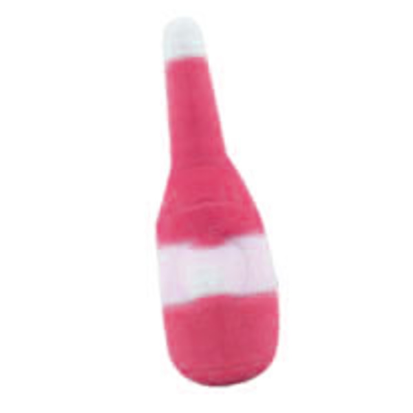 Plush Dyrelek Toy Vinboksform Bittesikker Kjedsomhetslindring Tann Sliping Hund Tyggeleke Vannmelon Rød