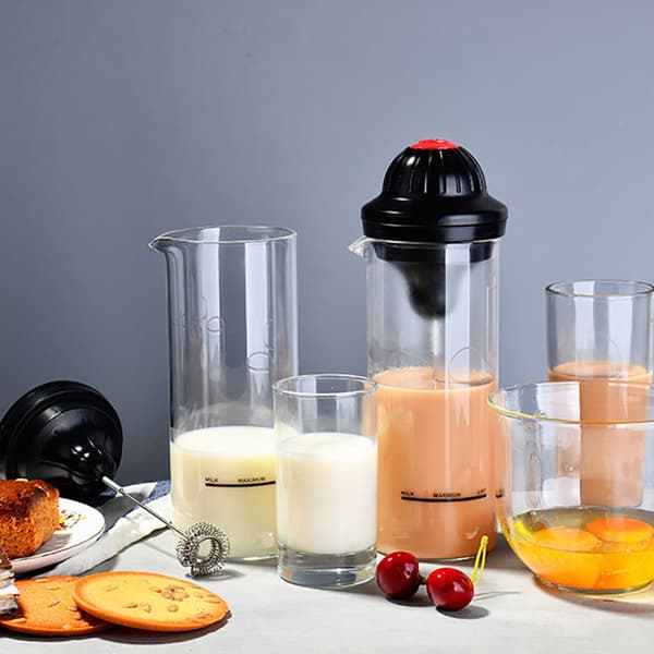 Elektrisk enkel melkeskummer, kaffevisp drikkemikser skummer for