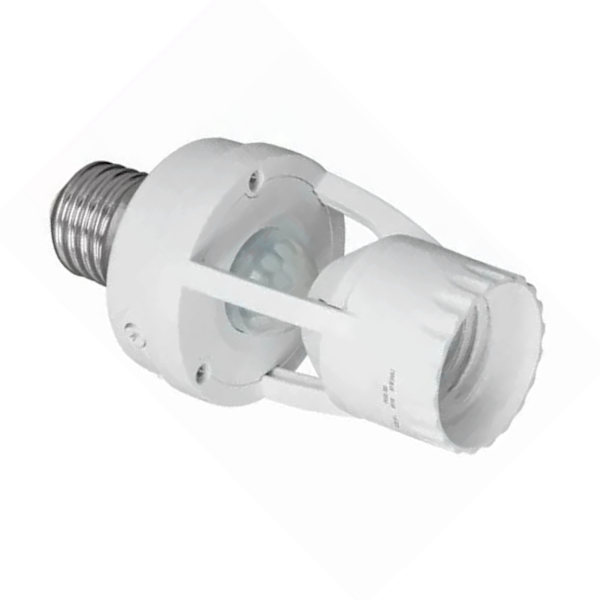 100‑240V E27 Sensorlys Sokkel 10‑300 Sekunders Forsinkelsestid 6m Sensing Distance IR Bevægelsesaktiveret Lampe Pæreholder Adapter