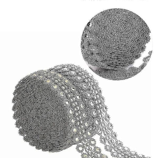 2 ruller Rhinsten Diamant Mesh Bånd