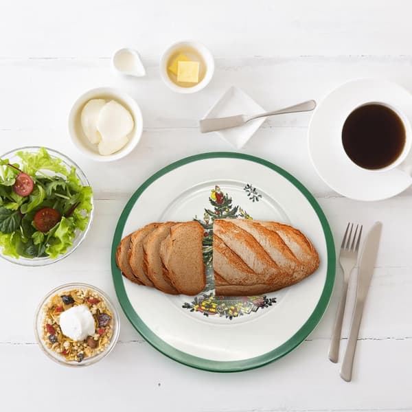 Joulukuusi Leipä- ja Voileipälautanen, 4 kpl