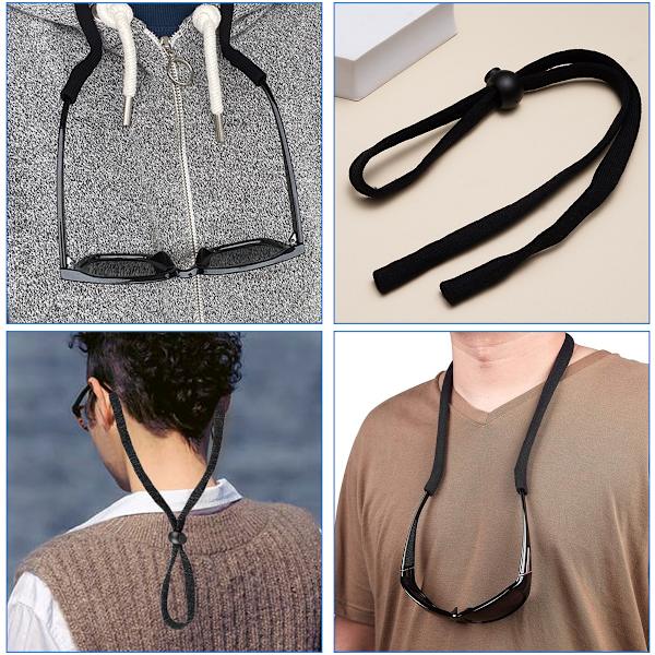 4 stk. Anti-slip Brillegreb - Sort