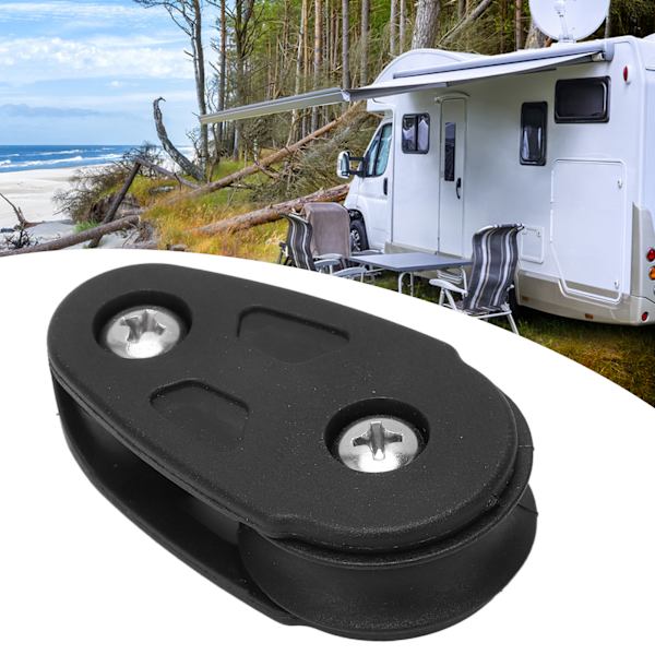 2 stk Kajak Trækhjul Heavy Duty Nylon Robust UV-Resistent Marine Trækhjul Blok Skive til Skib Yacht Kano