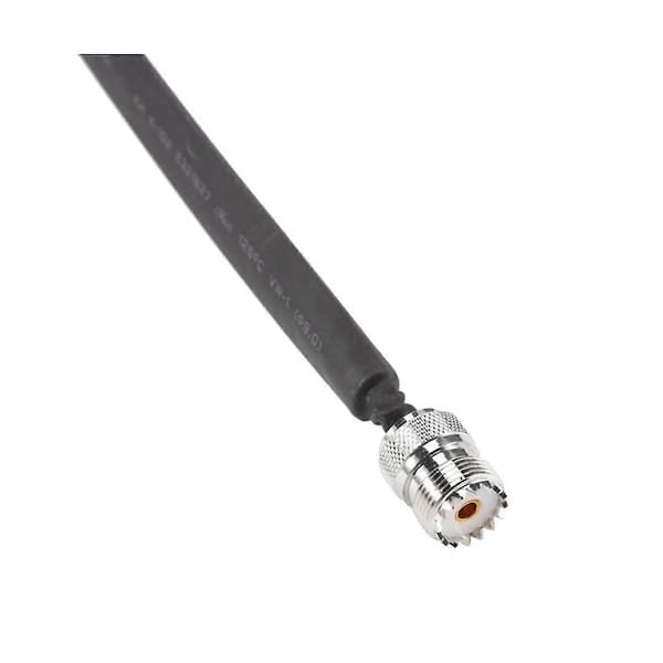2kpl Litteä RF Koaksiaalikaapeli Ovesta/Läpi So239 Uhf Naaras - Uhf Naaras 50 Ohm Rf Pigtail Exte