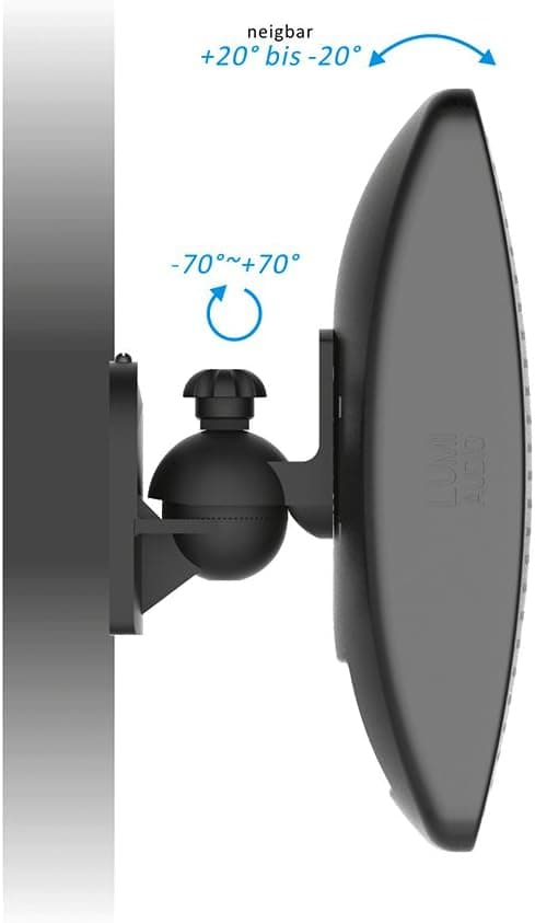 2X Universellt Högtalarväggfäste Box Fixering Rotation + Tilt Resi