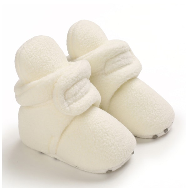 Baby Booties Mysiga Fleece Tofflor Mjuka Babyskor Med Gripper