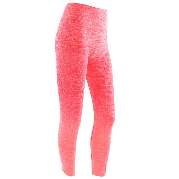 Andningsbara Sportbyxor Stretchiga Tights Leggings för Yoga Gym Fitness Träning (X/XL Röd)
