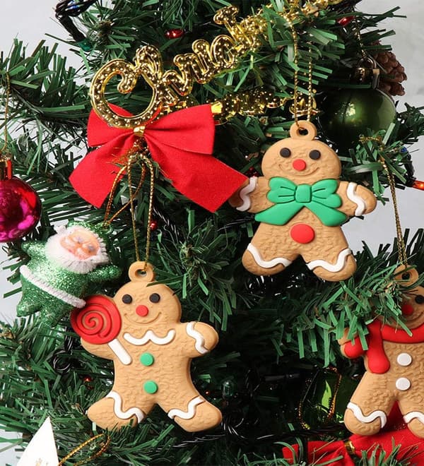 Store pepperkakemannpynt Store pepperkake juledekorasjon Juletrepynt Juletrepynt A
