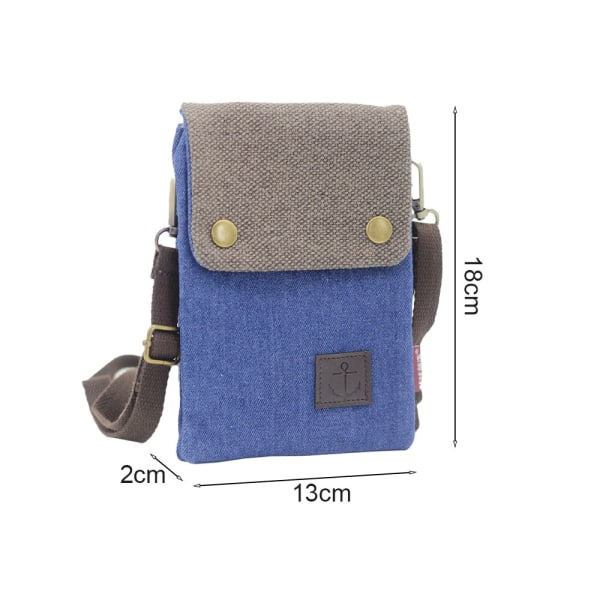 Small messenger bag mobile phone bag with shoulder strap, girl