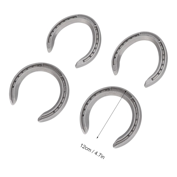 4 stk. Hestesko i Aluminium Legering Hestesport Udstyr Tilbehør Type 4