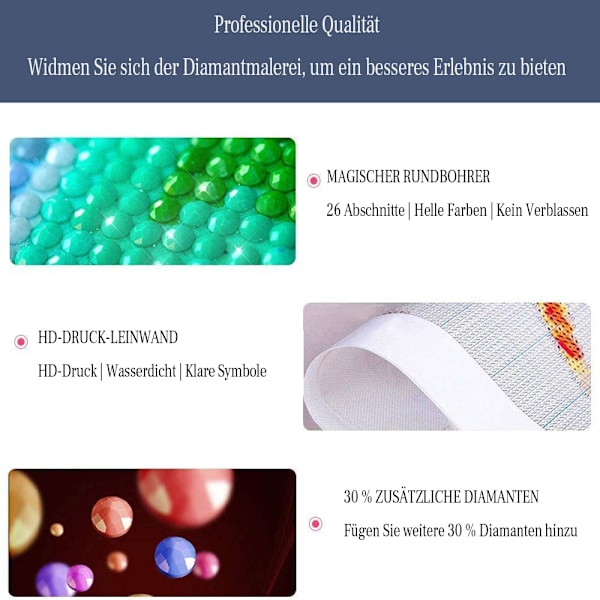 Diamond Artistry Vattenfall, Premiumkvalitets Canvas DIY Diamantmålningskit för Vuxna, Livfulla Kristallstrass Full Borr Broderi Korsstygn