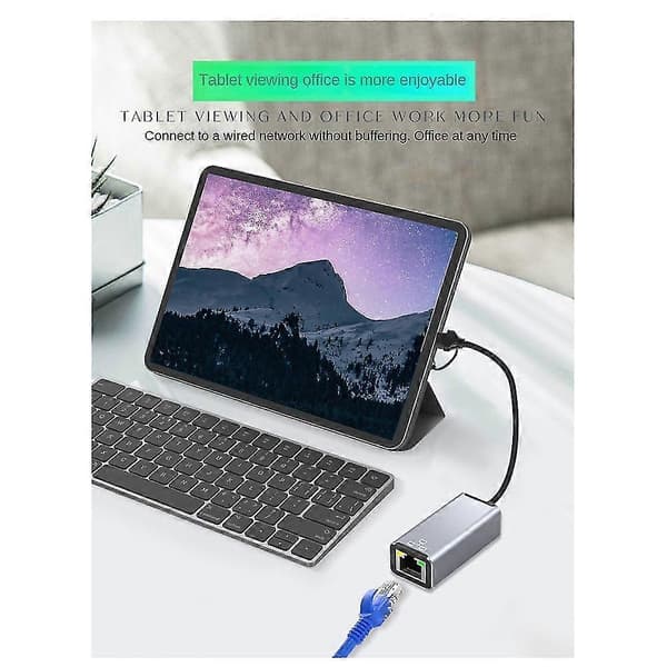 Usb Etet Adapter 100mbps Drivrutinsfri - Extern Usb Till Rj45 För Stationär Dator