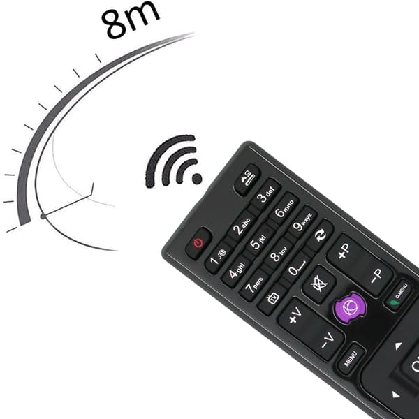 Passer til JVC HD TV fjernkontroll RC4875 /RC-4875 erstatningsfjernkontroll
