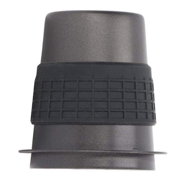 58mm Kaffe Doseringkopp i Rustfritt Stål, Håndtak for Kaffemaskin, Mottak for Pulver med Silikonring, Svart