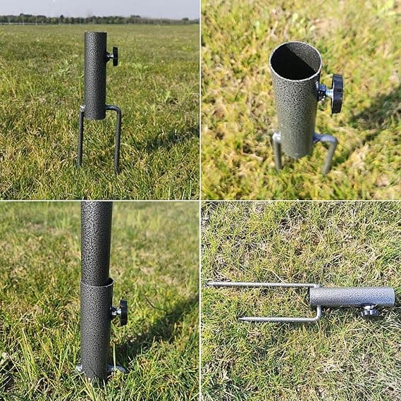 Markfäste för paraply, markspik, sandankare, strandparaply