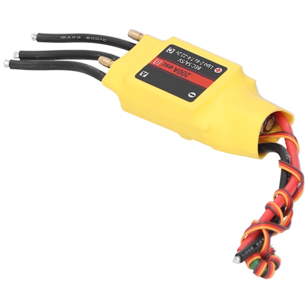 200A 2-vägs vattenkylning borstlös ESC elektronisk fartregulator för RC-båt luftfartyg modell
