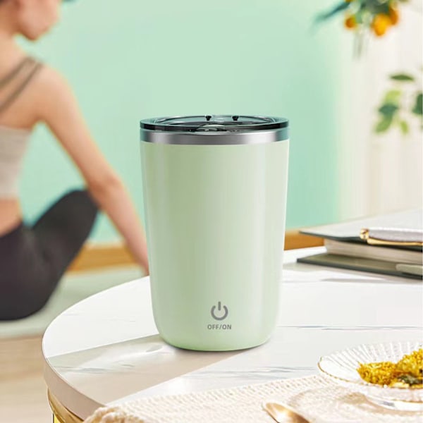 Självrörande Kaffemugg, Snabbkylningsteknik Säkerställer Perfekt Tempererade Drycker Omedelbart, Automatisk Magnetisk Omrörningskopp för