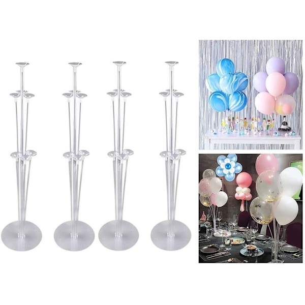 Ballongställ Kit, Perfekt för Födelsedag Baby Shower Examensfest Dekorationer, Enkel Montering inom Minuter för Fantastiska Ballongdisplayer