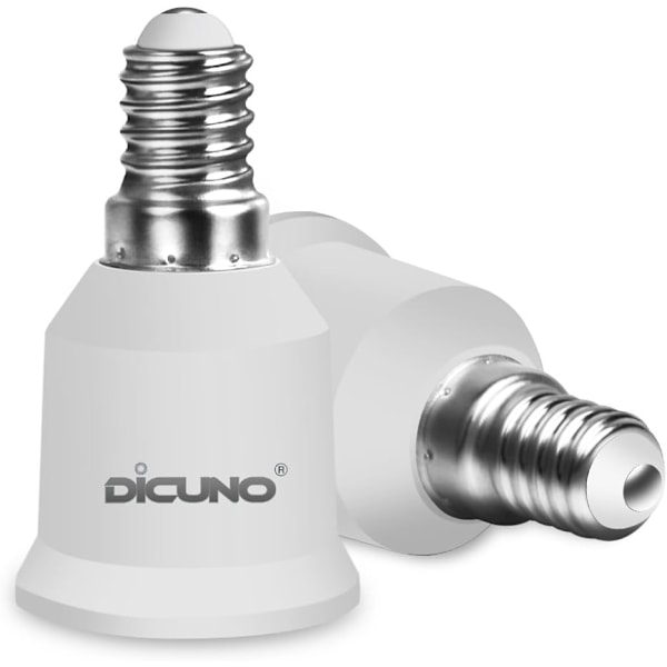 Socket Adapter til Nem Installation, E12 til E26 Konverter, PBT Materiale Giver Holdbar Konstruktion, Varmebestandig, Ideel til Konvertering
