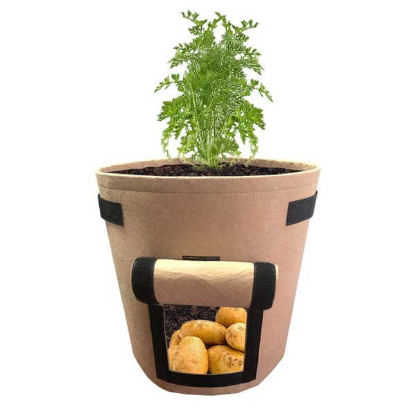 3 st Växtpåsar 15 Gallon Växter Odla Påse 56L, Grönsaksplantering