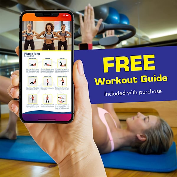 Pilates-rengas Magic Circle - Fitness-rengas käsivarsiin/reisiin/jalkoihin