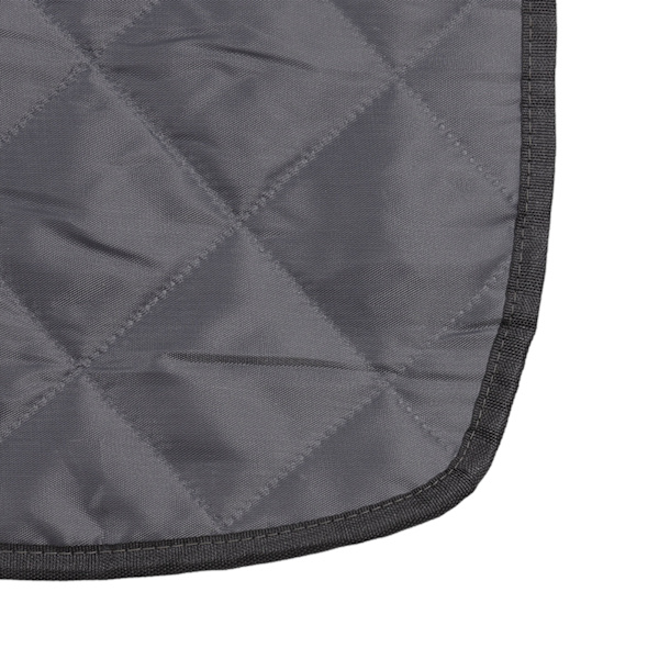 Vanntett teppe i Oxford-stoff, fleece, varmt gressteppe for utendørs camping, piknik, svart