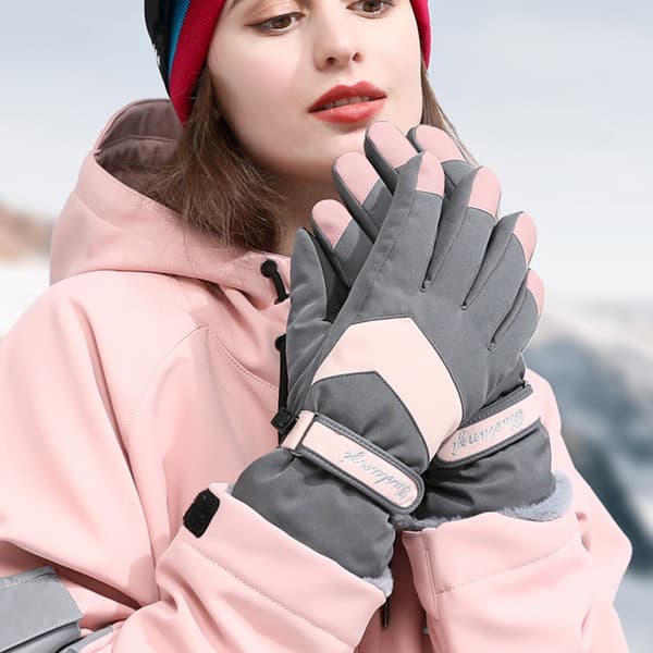 Vandtætte Åndbare Snowboardhandsker, Isolerede Varme Vinter Snehandsker, Passer til både Mænd og Kvinder