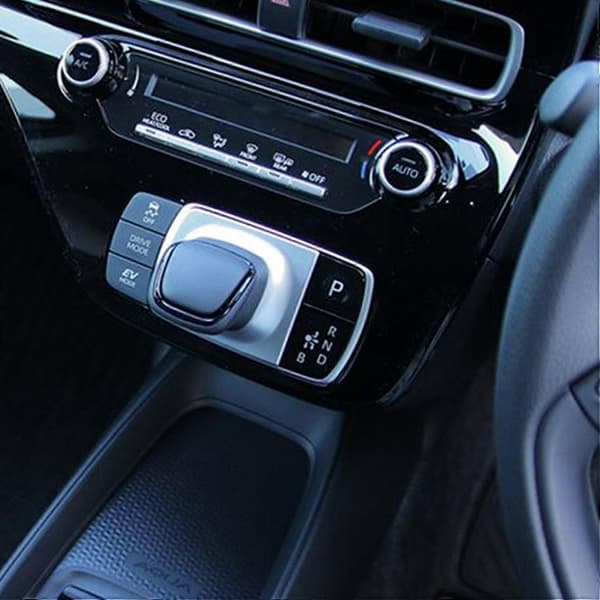 Bil Blank Sort Central Kontrol Gearskifte Panel Dæk Trim Dekal Interiør Modifikation Til Aqua 2