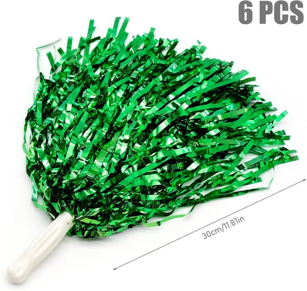 6 kpl Cheerleading Pompoms Moniväriset Cheerleader-pomponit