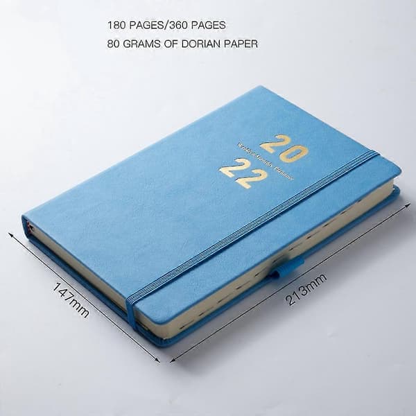 2022 Planlegger Akademisk Ukentlig & Månedlig Planlegger, Daglig Planlegger Med Kalender, Kalender Planlegger D