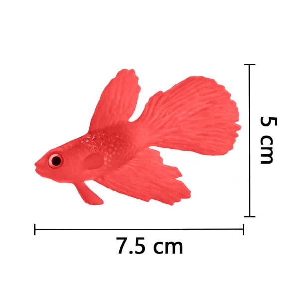 Silikon Kunstig Fisk Akvarium Dekorasjon Høy Simulering