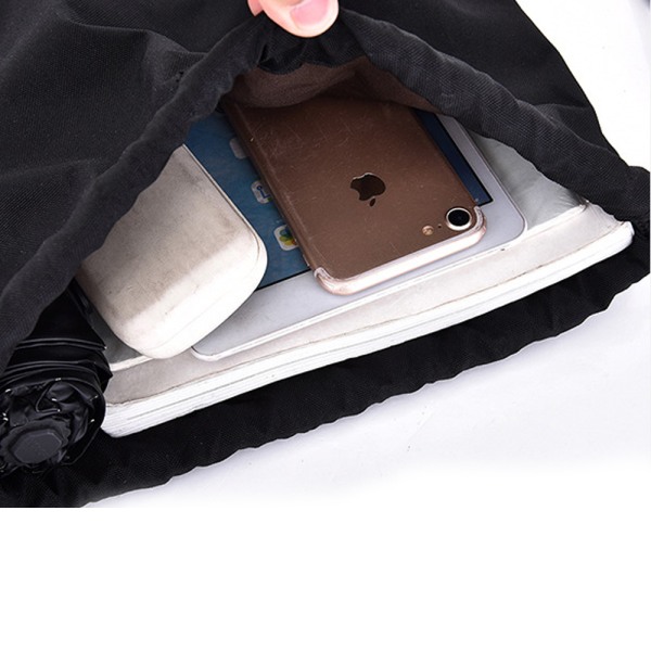 Dragkedja Ryggsäck Väska Sport Gym Säckpack