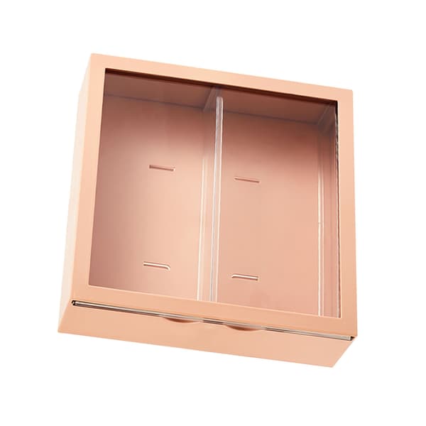 Figur Vitrineskab, Multifunktionel Transparent Vitrine til Hjemmekontor Bordpladeudstillinger, Rektangulær Form Design Stor Kapacitet, Væg