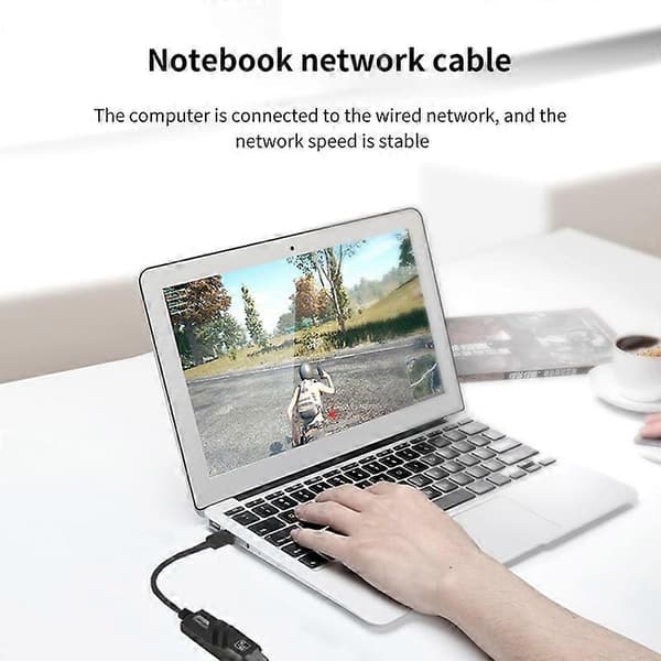 Ethernet-adapter højhastigheds Plug Play ABS USB 3.0 til RJ-45 1G Gigabit netværkskort til computer