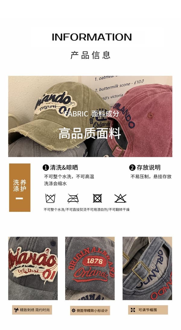 Baseballcaps, marineblå