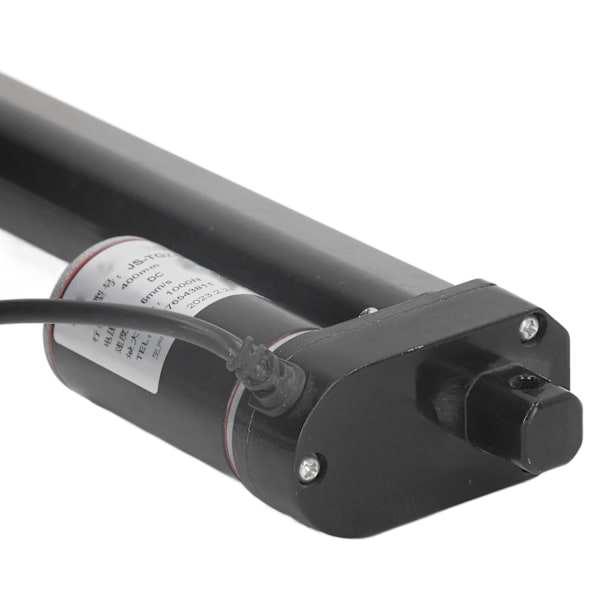 Elektrisk ställdon 400 mm slaglängd 1000 N IP65 Vattentät Lågbrus Aluminiumlegering Svart Linjärt ställdon för sängsoffa 24 V Linjärt ställdon