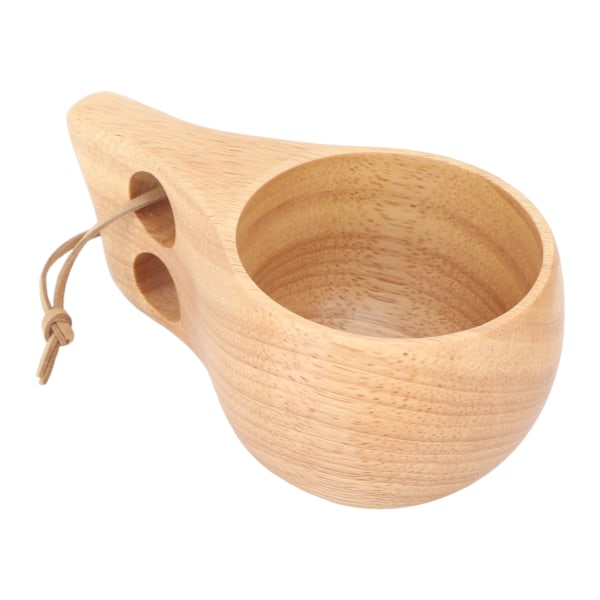 Traditionell Trämugg För Campare, Nordisk Design Ger En Touch Av Elegans Till Utomhuslivet, 200 ml Kapacitet För Dina Favoritdrycker