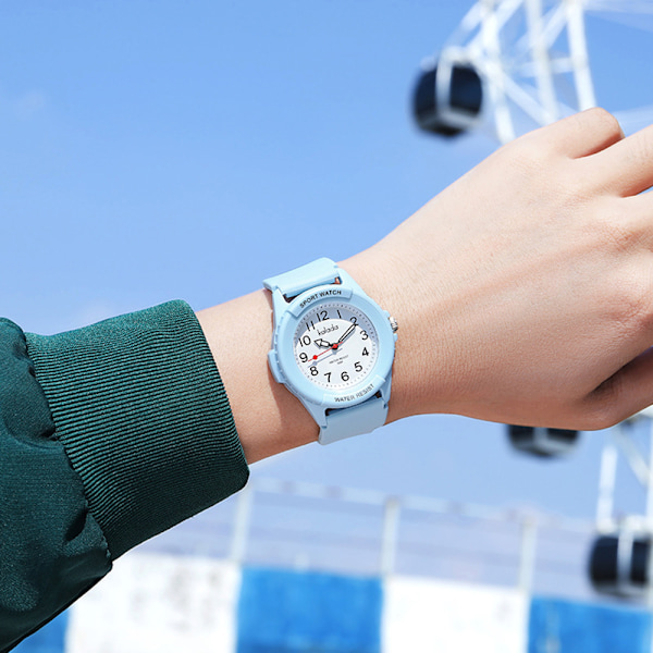 Sportigt armbandsur för kvinnor, analog watch, analog watch för män, 50M vattentät watch med nattljus för casual matchning eller