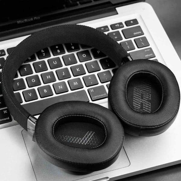 Bluetooth Headset Sett Svamp Øreklokker Bomull Øreklokker Hodetelefontilbehør black