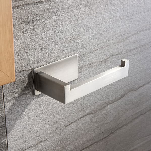Toiletpapirholder, toiletpapirholder uden boring, rustfrit
