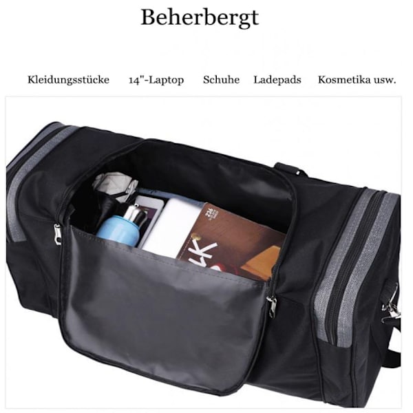 Flygplans Handbagage Väska Resväska Liten Hopfällbar Handbagage Ryanair Sportväska Sjukhusväska Weekender Väska
