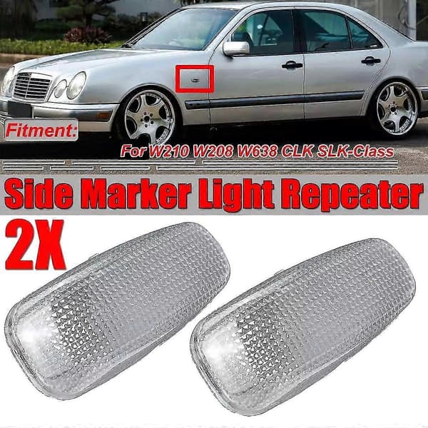 2 stk. bilsideindikatorlampe for W210 W208 W638 Clk Slk 2108200921